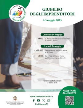 Giubileo degli imprenditori, 4-5 Maggio 2025